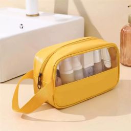 Women Yellow Cosmetic Bag-image-13