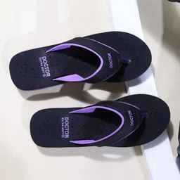 doctor extra soft Ortho-Care Diabetic Orthopaedic Comfort Dr Slippers Women Flip Flops-picture-2