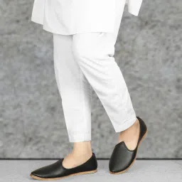 100% Pure Leather Handmade Jutti Mojaris For Men-image-15