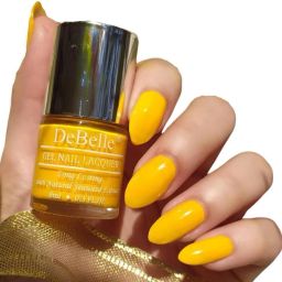 Gel Nail Lacquer Yellow Nail Polish - 8 ml Caramelo Yellow-image-125