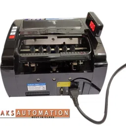AKS AUTOMATION Ultra Heavy-Duty Note Counter with Fake Note Detection & External Display Note Counting Machine image 3