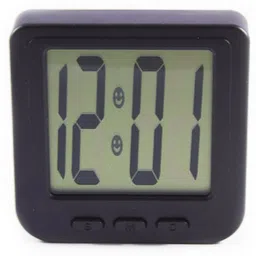 Digital Black Clock-26