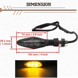 allowing Front, Rear LED Indicator Light for KTM Duke 190, Duke 200 image 2