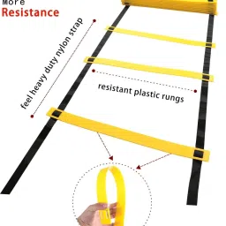 kobo LADDER-4-MTR-YELLOW-FIXED Speed Ladder image 3