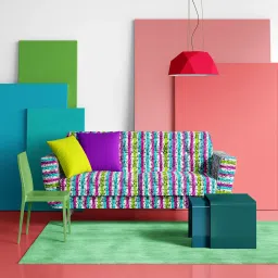 artzfolio AZ5007339SOF_FB_RF_R-SP_D58^80_CN Color Triangles Canvas Sofa Fabric Sofa Fabric image 3