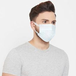 DispoGuard Disposable Face Mask 3 Layer Melt Blown Filter (50 Pcs / 1 Box Face Shaping Mask-image-11