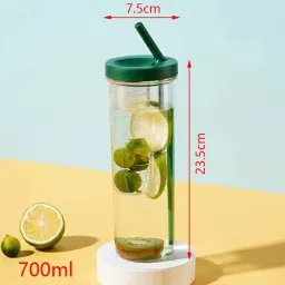Unbreakable Water Bottle multicolor 700 ml Water Bottle-29