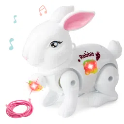 Musical Rabbit Toys Animal Cute Bunny Walking Rabbit with Light & Sound-20