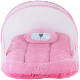 Polyester Kids Washable Pink Net Mosquito Net-23