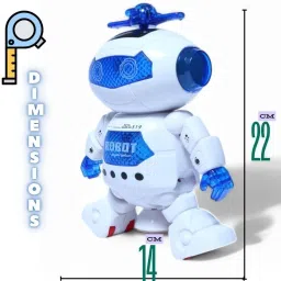 Stylish Dancing Robot's with 3D Lights and Music, Non Toxic Plastic-picture-13