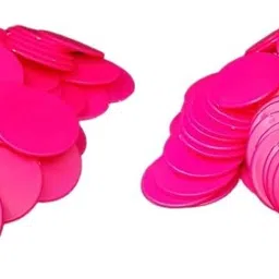 morel PLASTIC ROUND PLAIN TOKEN COIN, CHIPS FOR SHOP, BOARD GAMES, STORES |200 COINS Coin Bank-picture-26