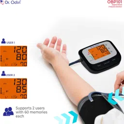 Dr. Odin TSB 602S OBP 101 Automatic Digital Blood Pressure Checking Machine with LCD Display Bp Monitor image 3