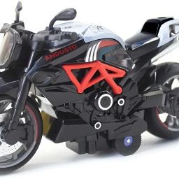 1:14 Scale Pull Back Diecast Alloy Classic Motorcycle Toy Bike Simulation Model-8