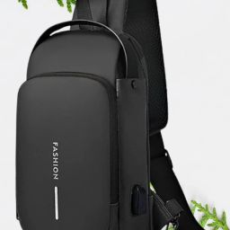 ProArch WomenBuzz Crossbody Massenger Bag Shoulder Strap With with Lock USB Charging Waist bag-image-62