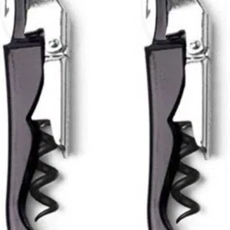 Corkscrew Bottle Opener (Pack of 2) Black Wine Opener Bottle Opener-image-43