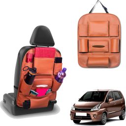 Peepsstore pack of 1 Tan,colour car organizer for Magnite 2024 Car Multi Pocket-image-48