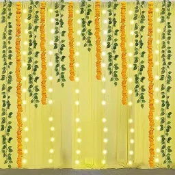 Haldi Wall Decoration Items for Marriage | Pooja Decoration Backdrop for Home-image-2