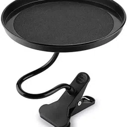 Car Food Tray with Clamp Bracket Folding Dining Table Drink Holder Tray Table-image-90