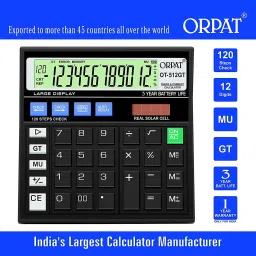 villy ORPAT OT-512 GT CHECK & CORRECT BasicCalculator image 3