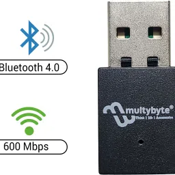 Multybyte DVR Supported AC300 Mbps USB WiFi Dongle for PC/Laptop | High-Speed Wifi Adapter USB Adapter image 5