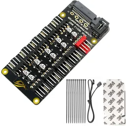gustave PC PWM Fan Hub CPU Cooling HUB 10 Port 12V 4 Pin Fan PWM Splitter Splitter GDDR5 256 MB AMD/ATI Chipset 128 bit 612 MHz Graphics Card-21