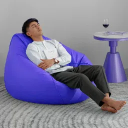 shira 24 4XL Bean Bag with Footrest Ready to Use with Beans Bean Bag Footstool With Bean Filling image 4