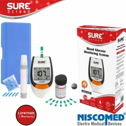 Sure Screen Glucose Blood Sugar Testing Monitor Machine Glucometer-15