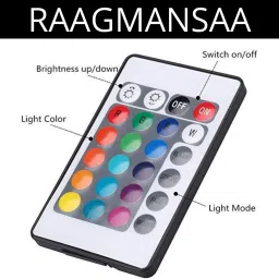 raagmansaa 150 LEDs 4 m Multicolor Color Changing String Rice Lights image 2