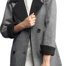 Herringbone Harringbone Coat For Women-image-19