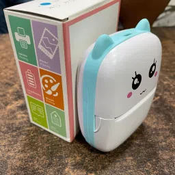 4uonly Portable Mini Printer Bluetooth Self Adhesive Printer 2 roll kop24 camera-13