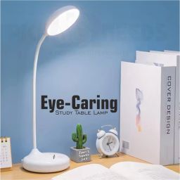Rechargeable LED Desk Lamp With 3 Multiple Color Touch Dimmable Brightness Study Table Lamp-18