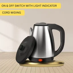 sacro Electric Kettle with Stainless Steel Body, 2litre for boiling Tea/Coffee etcQ417 Electric Kettle-picture-22