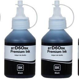 tequo Ink refill for Brother DCP T220 T420 T520 T820 T920 T310 T510 T710 Pack Of 4 Black Ink Bottle-image-10