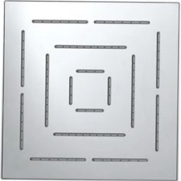 Stainless Steel Shower Maze Square 150Mm Fixed Mount-image-13
