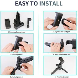 ASTOUND Foldable Tripod Stand for Mobile Phones-a46 Single Gimbal for Mobile, Camera image 4