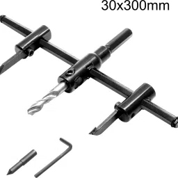 Adjustable Woodwork Twist Hole DIY Circle Saw Cutter, Drill Bits Set. 30-300 mm, Woodworking Twist Hole DIY Tools (30-120mm) Specialty Woodworking Bits-image-21