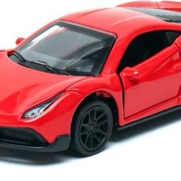 Ferrari 488 GT 1:43 Diecast Metal Car with Openable Doors & Pull Back-image-5