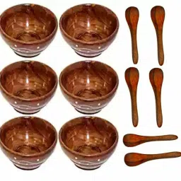 Wooden Soup Bowl-23