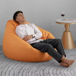 shira 24 4XL Bean Bag with Footrest Ready to Use with Beans Bean Bag FootstoolWith Bean Filling image 4