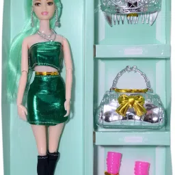 Stylish Green Doll with Hand Foldable and Leg-88