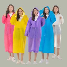 Solid Women Raincoat-image-71