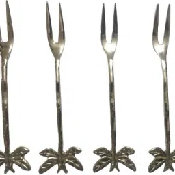 India Inc Brass Dessert Fork Set-picture-22