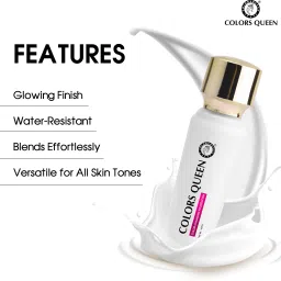 colors queen Long Lasting Waterproof Color Changing Foundation with Satin Finish Foundation image 3