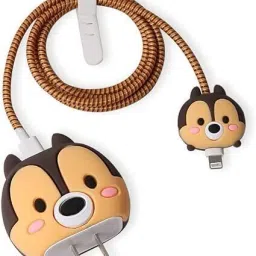 BeeNex Charger Cover for iPhone 20W, Cartoon Design for iPhone 11 12 13 14 15, Spiral Cable Protector-image-71