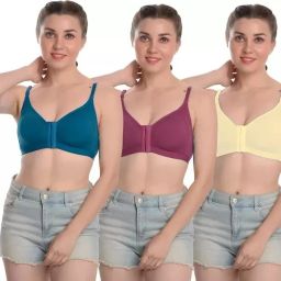 Pack of 3 Women Everyday Non Padded Bra-image-41