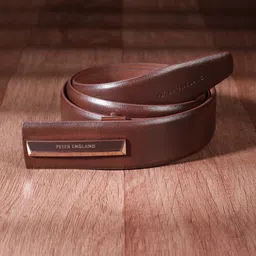 peter england Men Formal Brown Genuine Leather Belt-picture-41