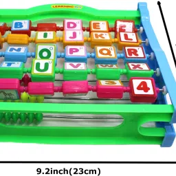 neoinsta shopping Medium size plastic body abacus learning kit to learn capital ABCD|word for kid image 5