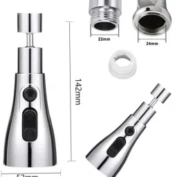 Tap Extender for Kitchen Sink, Flexible Faucet with Tap Extension for Convenient Faucet Nozzle-3