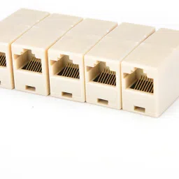 TAAPSEE 5pcs RJ45 CAT5 Coupler Plug Network LAN Cable Extender Connector Adapter Lan Adapter-40