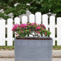 nora Rectangle Grey Polyethylene Floor Planter-picture-16